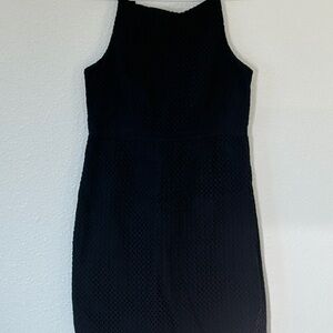 EUC JCrew Navy sleeveless mini dress